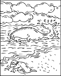 School's out for summer, so keep kids of all ages busy with summer coloring sheets. Jonah And The Big Fish Coloring Page Coloring Home