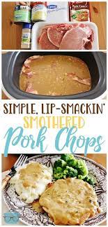 Crock Pot Pork Chops And Gravy Video Recipe Pork Chop Recipes Crockpot Crockpot Dishes Crockpot Recipes Slow Cooker