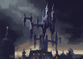 Home minecraft maps netflix castlevania dracula's castle build! Artstation Dracula S Castle Nix Newton