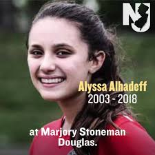 Proud to sign Alyssa’s Law in memory of Alyssa Alhadeff, a New Jersey  native who was one of 17 killed in the Parkland shooting last year. All NJ  public schools will now be required to install silent ...