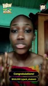 The #WAWwithanIdol challenge was WAWmazing because of you!, Congratulations  to all our winners, Our winner of the challenge who won the sum of N50,000  and a year supply of WAW detergent @jack_shalom ...