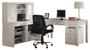 Shop from the world's largest selection and best deals for l shaped office desks. Boca 4 Piece L Shaped Desk Cottage White Desks And Hutches By Warehouse Direct Usa