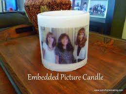 Photo Transfer Onto A Candle Joyful Homemaking