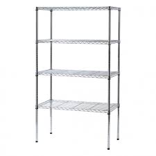 Etagère murale teck et métal recyclés home solution 20cm. Etagere Metal Aliance Mobilier