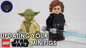 Find star wars collectable figures here Updating Your Lego Star Wars Minifigures Yoda Rots Anakin Youtube