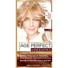 Loreal Paris Excellenceage Perfect Layered Tone Flattering Color 8g Medium Soft Golden Blonde Packaging May Vary