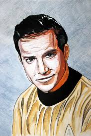James T. Kirk Painting by Rob Merriam