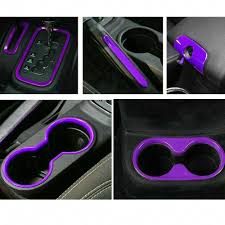 6 X Purple Interior Accessories Cover Decoration Trim For Jeep Wrangler 11 17 S Unbrand Cute Car Accessories Truck Interior Accessories Girly Car Accessories