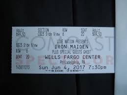 Tickets Iron Maiden Live In Concert Wells Fargo Center