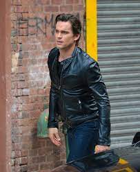 Matt Bomer Photostream Leather Jacket Matt Bomer White Collar