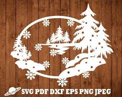 Download Christmas Paper Cut Winter Scene Svg New Year Svg Cut File Christmas Svg Christmas Scenes Svg Christmas Silhouette Christmas Stencils Stencils Templates Craft Supplies Tools Tripod Ee