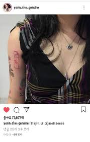 Place your order in shop to make. From Baek Yerin To G Idle S Soojin Here S A List Of K Pop Female Idols Who Have Pretty Tattoos Channel K