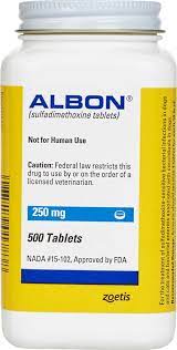 Albon For Dogs Cats Zoetis Animal Health Safe Pharmacy Antibiotics Dog Rx Pet