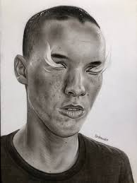 Machala drawing with Bic pen art