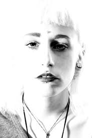 High-key portraiture in the style of Steven Meisel.