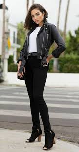 Women S Girls 100 Real Soft Lambskin Leather Cropped Motor Biker Leather Jacket Slim Fti Long Sleeves With Silver Tone Zippers Jacket Outfit Women Biker Jacket Outfit Women Comfy Fall Outfits