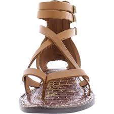 Sometimes finding the perfect presents means letting them pick it out themselves. Sam Edelman Gallagher Womens Strappy Ankle Strap Flat Sandals