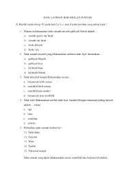 Berikut sejumlah pertanyaan dan jawaban yang sudah. Soal Latihan Bab Sholat Sunnah