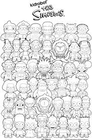 Funko pop coloring pages print por character figures in 2021 avengers. Simpsons 23833 Cartoons Printable Coloring Pages
