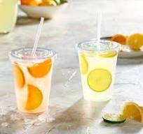 Amazon.com: GUSTO Clear Plastic Cups with Flat Lids [16 oz ...