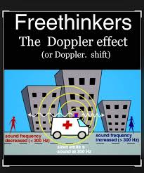 Freethinkers The Doppler Effect Or Doppler Shift Is The Change In Frequency Of A Wave Or Other Periodic Event For A Free Thinker Sound Frequencies Shift