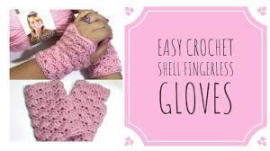 March 2, 2014 last updated: Easy Crochet Shell Fingerless Gloves Great For Beginners Youtube