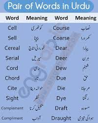 Pair Of Words Pdf Good Vocabulary Words English Vocabulary Words Learn English Words