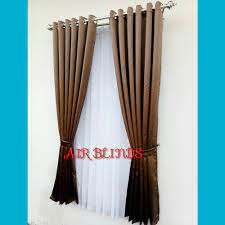 Biasanya, hal yang dipikirkan seseorang sebelum membeli gorden adalah ukuran dan motifnya, terutama warna dari gorden tersebut. Jual Gordeng Jendela Pintu Gorden Rumah Minimalis Warna Coklat Tua Import Kab Bandung Air Blinds Indonesia Tokopedia