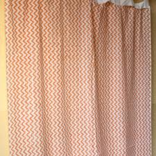 Free delivery and returns on ebay plus items for plus members. Zig Zag Pure Cotton Voile Indian Hand Block Printed Cotton Shower Curtain Size Each 84 X 42 Inch At Best Price In Jaipur Rajasthan From Shree Shyam Textiles And Handicrafts Id 4565129