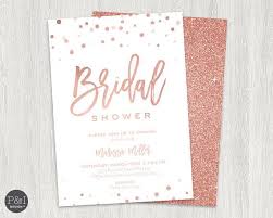 Bridal Shower Invitation Rose Gold Foil Bridal Shower Rose Gold Invitations Bridal Shower Invitations Bridal Shower