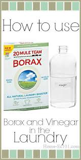 Use vinegar to deodorize clothes. How To Use Vinegar And Borax In The Laundry Home Ec 101