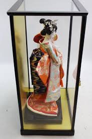 Vintage japanese miniature traditional geisha doll in sealed case japan 5h 3w. Geisha Doll In Glass Case Buy Clothes Shoes Online
