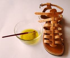 Leather Olive Oil Cuir Nettoyer Chaussures Cuir Sandales Cuir