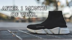 With a touch of 80s pink to spice up your outfit. Balenciaga Speed Trainer After 1 Month Of Wear Youtube