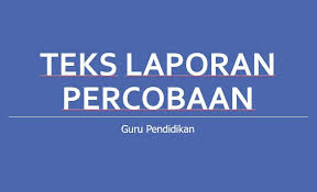 Teks Laporan Percobaan 4 Contoh Struktur Kaidah Ciri
