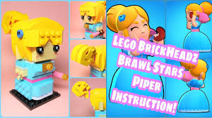 The shot gains more oompf the farther it flies! Lego Brickheadz Brawl Stars Piper Video Instruction According To Requests From Reddit Youtube