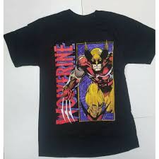 Marvel Comics X Men Wolverine Distressed Vintage Graphics Men S T Shirt T Shirts Shopee Malaysia