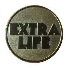 Extra Life Coin Quarter Ready Player One Coin Token Bronze Coins Paper Money Virtual Currency Miners Ready Player One Player One Ready Player One Movie