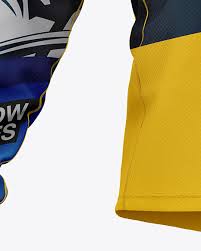 Download Men S Long Sleeve Full Zip Jersey Mockup In Apparel Mockups On Yellow Images Object Mockups