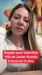 Regalo para Valentina, hija de Javier Acosta
