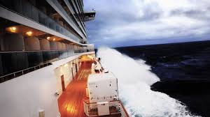 It has seating for 800 guests and is served by its own bar. Cruise Ship Caught In A Bomb Cyclone Norwegian Breakaway Youtube