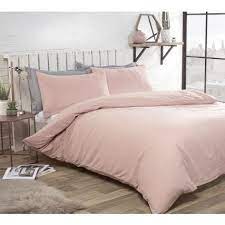 One of the rooms i'm actually pretty damn happy about in terms of the existing decor is our master bedroom. Washed Linen Look King Duvet Set Blush Bedding B M Duvet Cover Master Bedroom Duvet Sets Master Bedrooms Decor