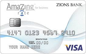 Low interest rate credit cards sometimes offer 0% promotions on purchases and/or balance transfers, allowing you to avoid interest altogether for an introductory period. Amazing Rate Credit Card For Business Zions Bank