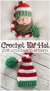 Christmas For Baby Crochet Christmas Hats Crochet Baby Photo Prop Crochet Elf Hat