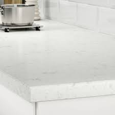 Construction maison notre cuisine blanche et epuree avis ikea zess fr lifestyle deco diy crochet designer. Oxsten Plan De Travail Sur Mesure Blanc Marbre Quartz 45 Ikea