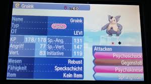 Groink benutzt die schwarzen perlen an seinem körper dazu, die psychischen kraftwellen zu verstärken. Shiny Groink Verlosung Youtube