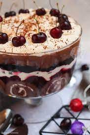 Black Forest Trifle In 2021 Black Forest Trifle Trifle Recipe Trifle