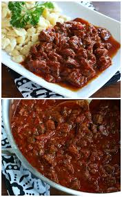 Hungarian Beef Onion Stew Marhaporkolt Recipe Hungarian Recipes Recipes Hungarian Cuisine
