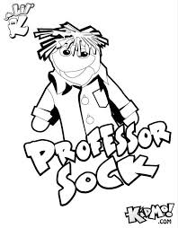 Select from 35450 printable crafts of cartoons, nature, animals, bible and many more. Kidmo Everyone Loves Professor Sock Here S A Professor Sock Coloring Page For You To Print Share With Your Kids Facebook
