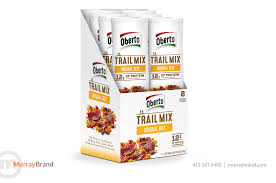 There are 70 calories in 1 oz (28 g) of oberto original beef jerky. Oberto Trail Mix On Packaging Of The World Creative Package Design Gallery
